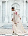 Gauri By Afsana Rayon With Embroidery Work Top With Bottom Dupatta